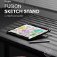 Удароустойчив хибриден кейс с поставка за iPad Air 13 (2024), iPad Air 13 (2025) - Ringke Fusion Sketch Case (черен-прозрачен) thumbnail 2