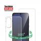 Тънък поликарбонатов кейс и стъклено защитно покритие за дисплея на Samsung Galaxy A57 5G - 4smarts 360° Protection Set (прозрачен) thumbnail