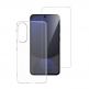 Тънък поликарбонатов кейс и стъклено защитно покритие за дисплея на Samsung Galaxy A57 5G - 4smarts 360° Protection Set (прозрачен) thumbnail 2