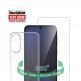 Тънък поликарбонатов кейс и стъклено защитно покритие за дисплея на Samsung Galaxy A37 5G - 4smarts 360° Protection Set (прозрачен) thumbnail