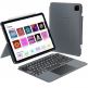 Полиуретанов калъф, клавиатура, тракпад и поставка за iPad Air 13 (2025), iPad Air 13 (2024), iPad Pro 12.9 (2022), iPad Pro 12.9 (2021) - Macally Wireless Touchpad Keyboard Case US (черен) thumbnail