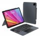 Полиуретанов калъф, клавиатура, тракпад и поставка за iPad Pro 11 (2025), iPad Pro 11 (2024) - Macally Wireless Touchpad Keyboard Case US (черен) thumbnail