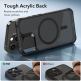 Хибриден удароустойчив кейс с MagSafe за iPhone 15 Pro - ESR Air Armor HaloLock MagSafe Case (черен-мат) thumbnail 6