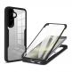 Удароустойчив хибриден кейс с вграден протектор за дисплея за Samsung Galaxy A37 5G - Techsuit ColorVerse 360 Protective Hybrid Case (черен-прозрачен) thumbnail