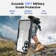 Удароустойчив хибриден кейс с вграден протектор за дисплея за Samsung Galaxy A37 5G - Techsuit ColorVerse 360 Protective Hybrid Case (черен-прозрачен) thumbnail 6