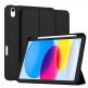 Термополиуретанов (TPU) кейс и поставка за iPad 10 (2022), iPad 11 (2025) - Techsuit Flex Trifold Case (черен) thumbnail