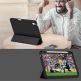 Термополиуретанов (TPU) кейс и поставка за iPad 10 (2022), iPad 11 (2025) - Techsuit Flex Trifold Case (черен) thumbnail 4