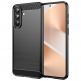 Тънък силиконов (TPU) калъф за Samsung Galaxy A57 5G - Techsuit Carbon Silicone Case (черен) thumbnail