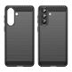 Тънък силиконов (TPU) калъф за Samsung Galaxy A57 5G - Techsuit Carbon Silicone Case (черен) thumbnail 2