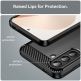 Тънък силиконов (TPU) калъф за Samsung Galaxy A57 5G - Techsuit Carbon Silicone Case (черен) thumbnail 3