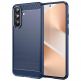 Тънък силиконов (TPU) калъф за Samsung Galaxy A57 5G - Techsuit Carbon Silicone Case (син) thumbnail
