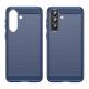 Тънък силиконов (TPU) калъф за Samsung Galaxy A57 5G - Techsuit Carbon Silicone Case (син) thumbnail 2