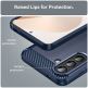 Тънък силиконов (TPU) калъф за Samsung Galaxy A57 5G - Techsuit Carbon Silicone Case (син) thumbnail 3