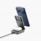 Двойна поставка (пад) за безжично зареждане за iPhone с Magsafe и AirPods - Spigen Essential Qi2.2 2-in-1 Foldable Wireless Charger 35W (черен) thumbnail 4