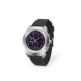 Хибриден смарт часовник MyKronoz ZeTime Regular Silver/Black, силиконова черна каишка thumbnail