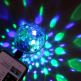 Omega Magic Disco Ball USB To  USB-C - светеща с ритъма на музиката диско топка за устройства с USB-C конектор (бял) thumbnail 2