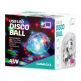 Omega Magic Disco Ball USB To  USB-C - светеща с ритъма на музиката диско топка за устройства с USB-C конектор (бял) thumbnail 3