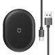 Baseus Cobble Wireless Charger WXYS-01 - поставка (пад) за безжично зареждане с технология за бързо зареждане (15W) за Qi съвместими устройства (черен) thumbnail
