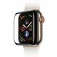 Baseus Full Screen Curved Tempered Glass - калено стъклено защитно покритие с извити ръбове за дисплея на Apple Watch Series 5/4 (44mm) (черен-прозрачен) thumbnail