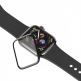 Baseus Full Screen Curved Tempered Glass - калено стъклено защитно покритие с извити ръбове за дисплея на Apple Watch Series 5/4 (44mm) (черен-прозрачен) thumbnail 5