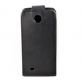 Leather Flip Case - вертикален кожен калъф за HTC Desire 300 (черен) thumbnail