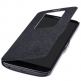 Nillkin Window Flip Case - кожен калъф, тип портфейл за LG G2 (жълт) thumbnail 4