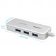 TeckNet HU05 USB 3.0 HUB - USB хъб с 4 USB 3.0 порта (сребрист) thumbnail 3