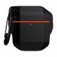 Urban Armor Gear HardCase - водо и удароустойчив силиконов (TPU) кейс с карабинер за Apple Airpods (черен-оранжев) thumbnail 2
