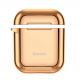 Baseus Shining Hook Silica Gel Case - силиконов калъф за Apple Airpods & Apple Airpods 2 (златист) thumbnail 4