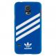 Adidas Moulded Case - твърд кейс с кожено покритие за Samsung Galaxy S5 (син) thumbnail