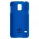 Adidas Moulded Case - твърд кейс с кожено покритие за Samsung Galaxy S5 (син) thumbnail 2
