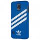 Adidas Moulded Case - твърд кейс с кожено покритие за Samsung Galaxy S5 (син) thumbnail 3