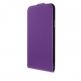 Xqisit FlipCover - вертикален кожен калъф за Samsung Galaxy S5 (лилав) thumbnail 3