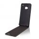Xqisit FlipCover - вертикален кожен калъф за HTC One 2 (M8) (черен) thumbnail 3