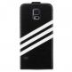 Adidas Flip Case - оригинален кожен калъф за Samsung Galaxy S5 SM-G900 (черен) thumbnail 2