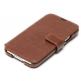 Zenus Masstige Lettering Diary Case - кожен калъф тип портфейл за Samsung Galaxy S5 SM-G900 (кафяв) thumbnail 3