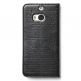Zenus Masstige Lettering Diary Case - кожен калъф тип портфейл за HTC One 2 (M8) (тъмносив) thumbnail 2