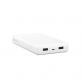 Mophie Power Boost XXL Power Bank - външна батерия 20800 mAh с 2 USB изхода за зареждане на смартфони и таблети (бял) thumbnail 6