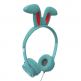 iFrogz Little Rockers Costume Kids Bunny On-Ear Headphones - слушалки подходящи за деца за мобилни устройства (син) thumbnail 4