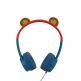 iFrogz Little Rockers Costume Kids Bear On-Ear Headphones - слушалки подходящи за деца за мобилни устройства (син) thumbnail