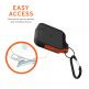 Urban Armor Gear Soft Touch Waterproof Silicone Hang Case - водо и удароустойчив силиконов калъф с карабинер за Apple Airpods Pro (черен)(bulk) thumbnail 2