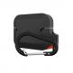 Urban Armor Gear Soft Touch Waterproof Silicone Hang Case - водо и удароустойчив силиконов калъф с карабинер за Apple Airpods Pro (черен)(bulk) thumbnail 6