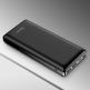Baseus Mini JA Power Bank - външна батерия 30000 mAh с 2 x USB и USB-C изходи за зареждане на смартфони и таблети (черен) thumbnail 9
