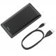 Baseus Mini JA Power Bank - външна батерия 20000 mAh с 2 x USB и USB-C изходи за зареждане на смартфони и таблети (черен) thumbnail 3