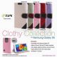 TIPX Clothy Collection - текстилен калъф тип портфейл и поставка за Samsung Galaxy S5 SM-G900 (син) thumbnail 2