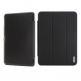 Rock Elegant Flip Case - кожен калъф и поставка за Samsung Galaxy Tab 4 10.1 (черен) thumbnail 3