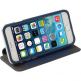 Krusell Malmö Flip Cover - кожен калъф, тип портфейл и поставка за iPhone 6/6S (син) thumbnail