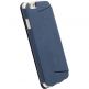 Krusell Malmö Flip Cover - кожен калъф, тип портфейл и поставка за iPhone 6/6S (син) thumbnail 3