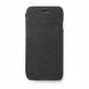 Zenus Prestige Minimal Diary - кожен калъф (естествена кожа) тип портфейл за iPhone 6/6S (черен) thumbnail