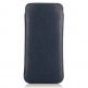 Knomo Leather Slim Sleeve - кожен калъф от естествена кожа за iPhone 6/6S (син) thumbnail